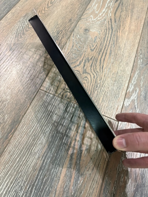 Вентиляционная решетка из полированной нержавеющей стали NR 10 300х100