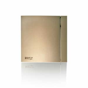 Вентилятор накладной Soler & Palau Silent 100 CHZ Design ECOWATT Champagne (таймер, датчик влажности)